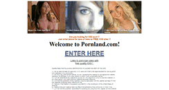 Desktop Screenshot of pornland.com