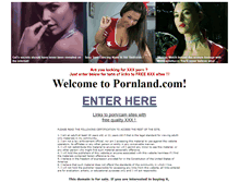 Tablet Screenshot of pornland.com